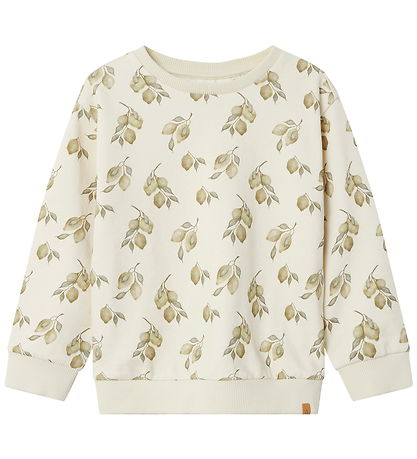 Lil' Atelier Sweatshirt - NmnJobo - Turteltaube/Zitronen