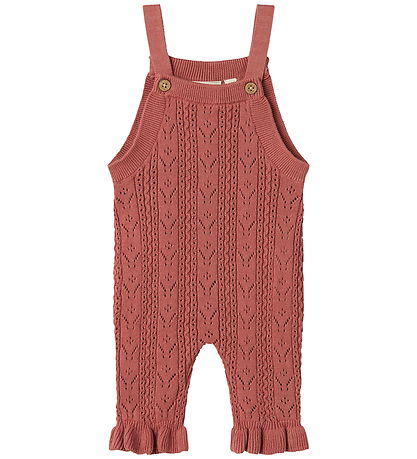 Lil' Atelier Overalls - Knitted - NbfKajsa - Withered Rose