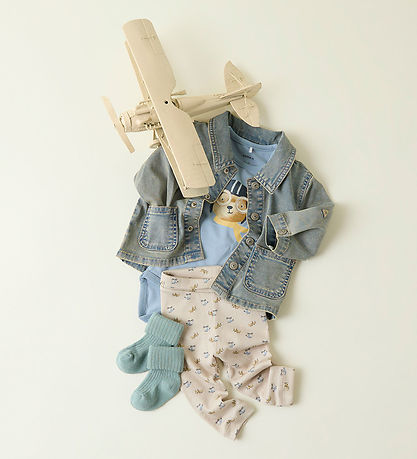 Name It Bodysuit l/s - NbmKopilot - Dusty Blue