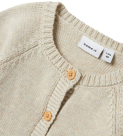 Name It Cardigan - Knitted - NbfKamma - Peyote Melange