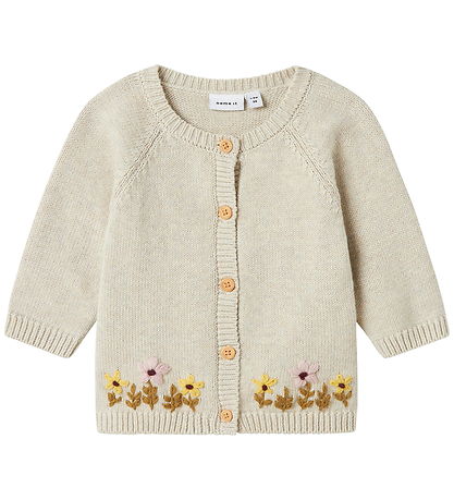Name It Cardigan - Knitted - NbfKamma - Peyote Melange