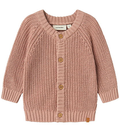 Lil' Atelier Cardigan - Noos - Knitted - NbnEmlen - Misty Rose