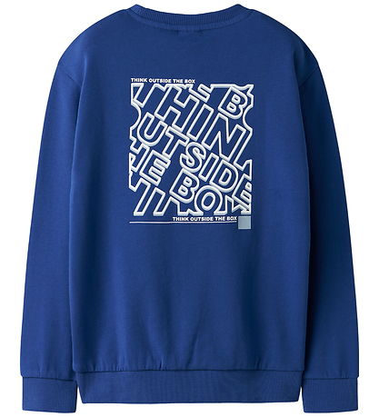 Name It Sweatshirt - NkmVasha - Sodalite Blue/Tänk utanför