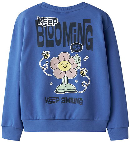 Name It Sweatshirt - NkfVasacha - Amparo Blue/Blooming