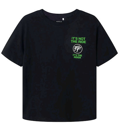 Name It T-Shirt - NkmJef - Fast & Fruious - Black