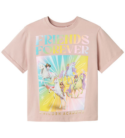 Name It T-Shirt - NkfJixo - Uniacad - Brüniert Lilac