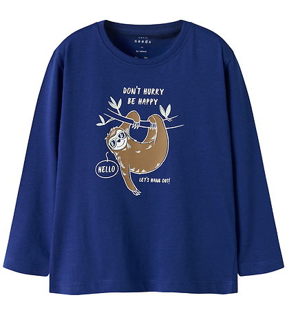 Name It Blouse - NmmVagno - Sodalite Blue/Sloth