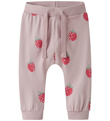 Name It Trousers - NmfVandora - Burnished Lilac/Raspberry