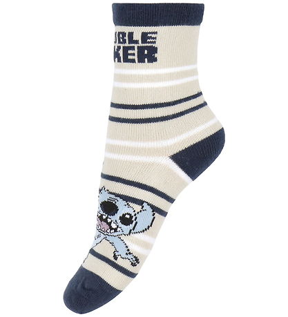 Name It Socks - 3-Pack - NmmJermaine - Stitch - Dusty Blue