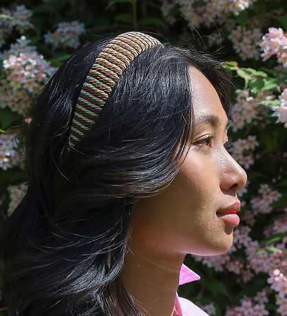 By Stær Hairband - Malisse - Off White/Golden