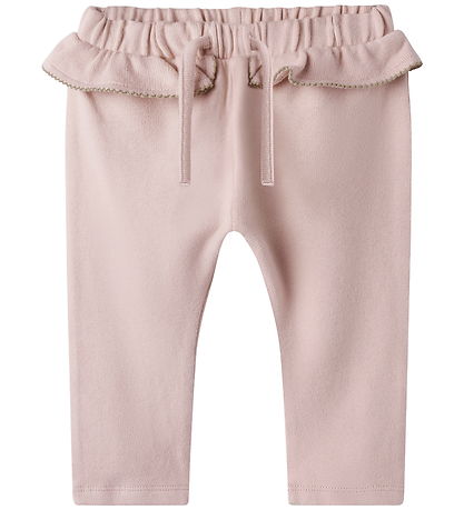 Lil' Atelier Trousers - Rib - NbfThoro - Misty Rose