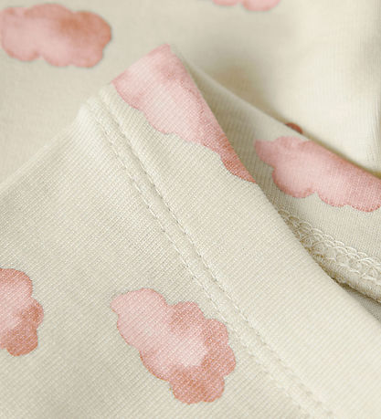 Lil' Atelier Leggings - NbnLayo - Noos - Turtildúfa/Bleikt Cloud