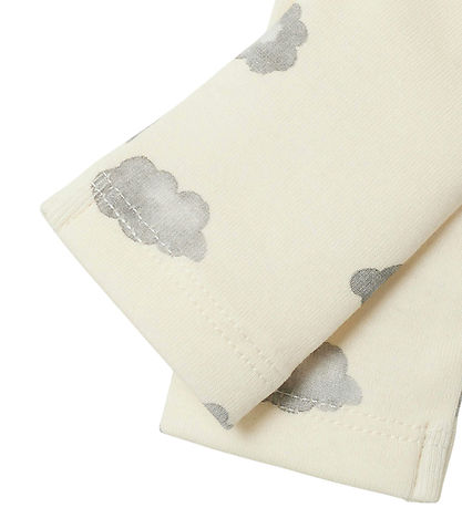 Lil' Atelier Leggings - NbnLayo - Noos - Turtledove/Blue Cloud
