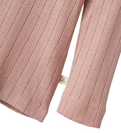 Lil' Atelier Blouse - NmfRachel - Noos - Misty Rose w. Pointelle