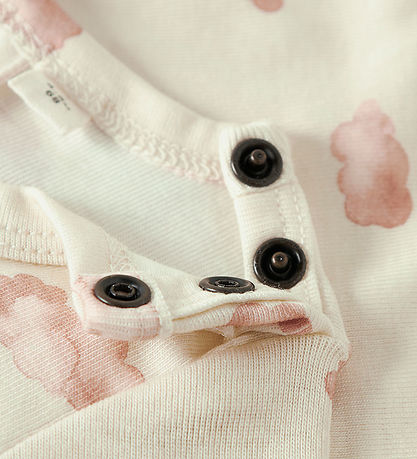 Lil' Atelier Bodysuit l/s - NbnLayo - Noos - Turtledove/Pink Clo