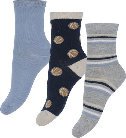 Name It Socks - 3-Pack - NmmKeaton - Navy Blazer/Dusty Olive +