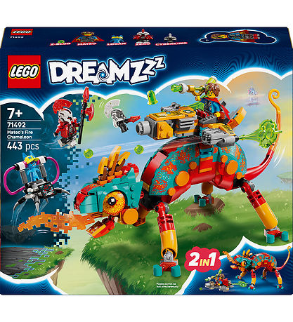 LEGO® DREAMZzz - Mateo's Fire Chameleon 71492 - 443 Parts