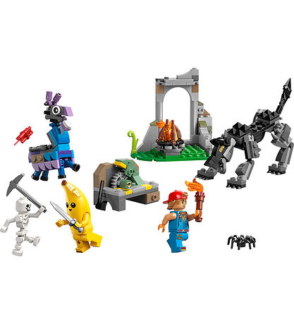 LEGO® Fortnite - Peely og Sparkplug slår leir på sletten 77075 -