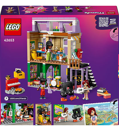 LEGO® Friends - Musiikkikauppa ja asunto 42653 - 483 Osaa