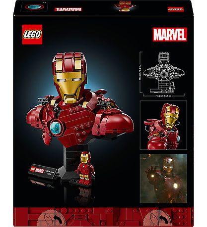 LEGO® Marvel - Byste av Iron Man MK4 76327 - 436 Partar