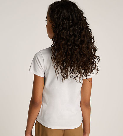 Tommy Hilfiger T-Shirt - Schriftzug Slim - Weiß