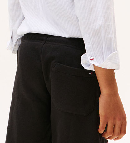 Tommy Hilfiger Sweat Shorts - Flag - Black
