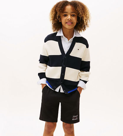 Tommy Hilfiger Sweat Shorts - Flag - Black