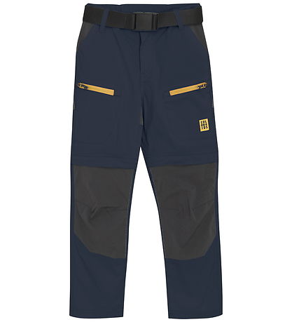 Color Kids Trousers - Outdoor Zip Off - Total Eclipse