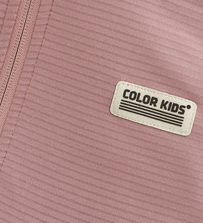Color Kids Jacket w. Fleece - Stretch - Woodrose