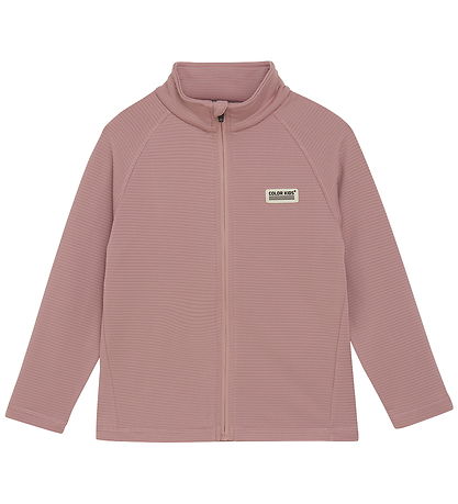 Color Kids Jacket w. Fleece - Stretch - Woodrose