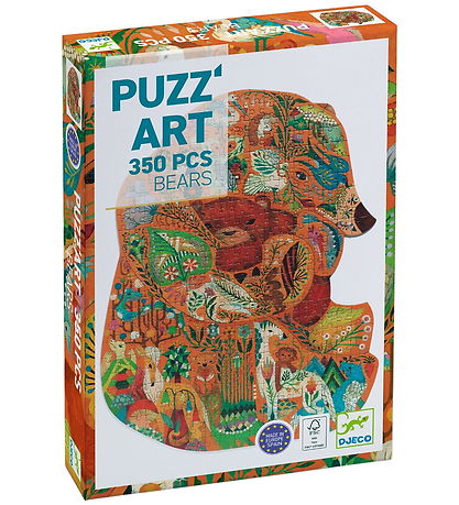 Djeco Jigsaw Puzzle - 350 Bricks - PUZZ'Art - Bears