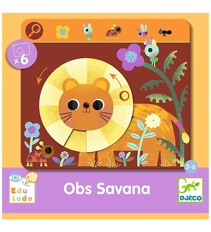 Djeco Game - Find And Turn - Note Savana