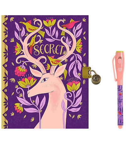 Djeco Diary w. Lock and Magic Pen - Melissa
