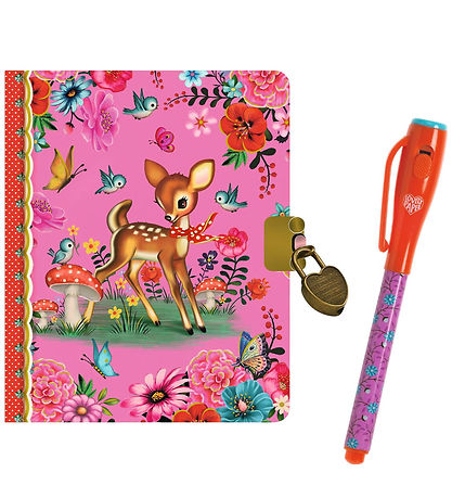 Djeco Diary w. Lock and Magic Pen - Fiona