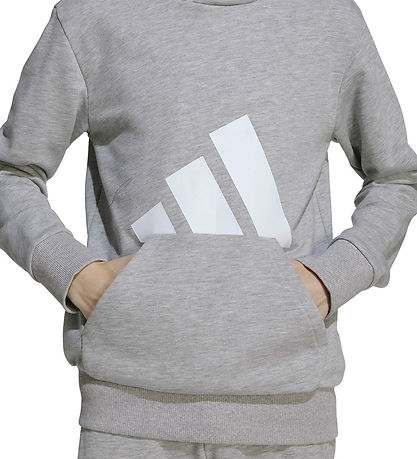 adidas Performance Kapuzenpullover - J BL FT HD 280 - Mgreyh/Whi