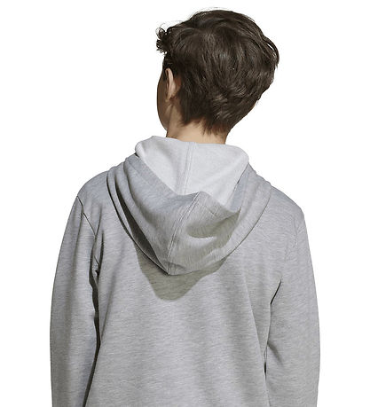 adidas Performance Kapuzenpullover - J BL FT HD 280 - Mgreyh/Whi