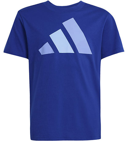 adidas Performance Stuttermabolur - J BL - Royblu/Blufus/Globlu