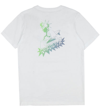 Quiksilver Stuttermabolur - Star Ride - Hvítt