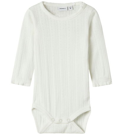 Name It Bodysuit l/s - NbfKisa - Cloud Dancer