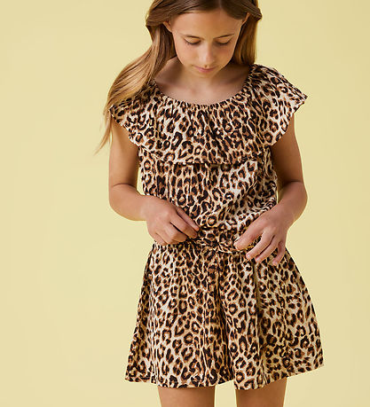 Name It Jumpsuit - NkfVinaya - Noos - Black/Leopard AOP