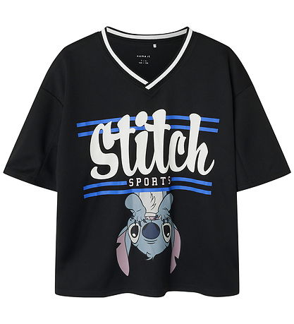 Name It T-shirt - NkfAkuri - Stitch - Black