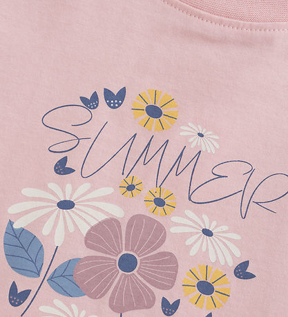Color Kids Stuttermabolur - Coral Blush