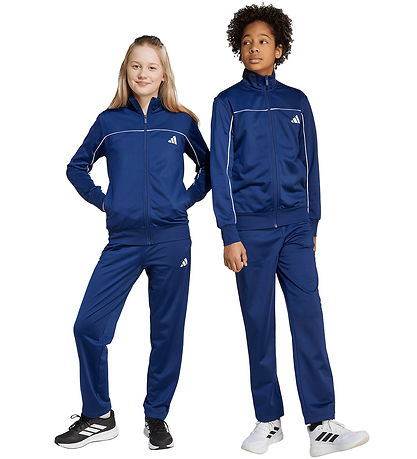 adidas Performance Trainingsanzug - J CP TR TS - DKBLUE/White