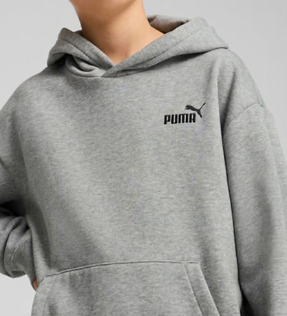Puma Kapuzenpullover - ESS Small Nr. 1 Logo - Grau