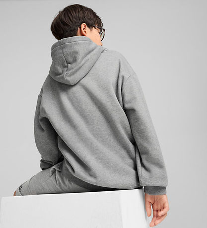Puma Kapuzenpullover - ESS Small Nr. 1 Logo - Grau