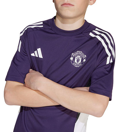 adidas Performance Jalkapallopaita - MUFC TR JSY Y - Aurplu/Valk