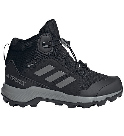 adidas Originals Stígvél - TERREX Mid GTX K - CBLACK/GRETHR