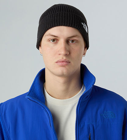The North Face Beanie - Knitted - Logo Box Cuffed - Black