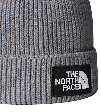 The North Face Beanie - Knitted - Logo Box Cuffed - Medium+ Grey