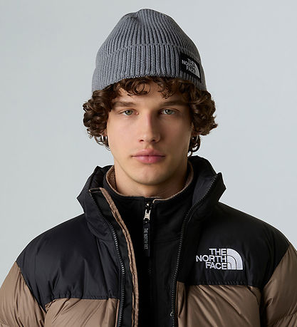 The North Face Beanie - Knitted - Logo Box Cuffed - Medium+ Grey